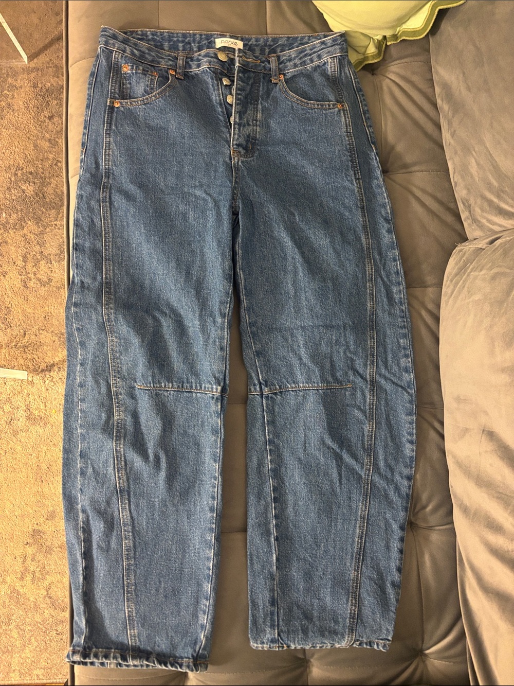 Parke Women's Medium Blue Horseshoe Jeans